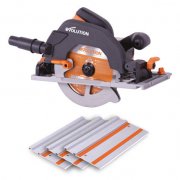 R185CCSX 185mm Multi-Material Circular Saw & Track (Combination Pack) - 230v