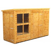 Power 10x4 Pent Combined Potting Shed with 6ft Storage Section