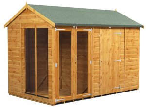 Power 10x6 Apex Summer House with 6ft Side Store