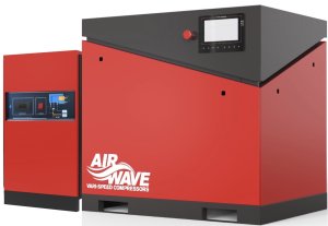 Airwave VARI-Speed PMFD Variable Speed Compressor w/Dryer 52CFM - 6-10 Bar 15hp/11Kw-400V