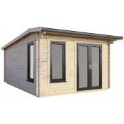 12x14 Power Apex Log Cabin | Scandinavian Timber