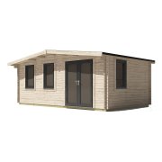 12x20 Power Chalet Log Cabin | Scandinavian Timber