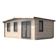 12x18 Power Chalet Log Cabin | Scandinavian Timber