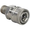 BE 1/4" Female QR to 1/4" Male BSPM 250 Bar / 3625 Psi - Stainless Steel Coupler