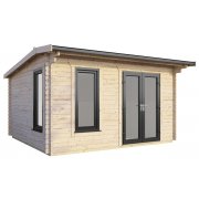 14x10 Power Apex Log Cabin | Scandinavian Timber