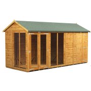 Power 14x6 Apex Summer House with 4ft Side Store