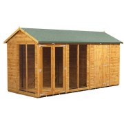 Power 14x6 Apex Summer House with 6ft Side Store