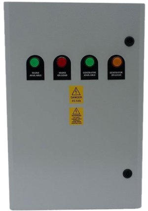 Hyundai 3-Phase 4-Pole 100 Amp ATS / AMF (with Battery Charger, 20m Comms Cable and Plugs)