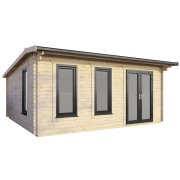 18x14 Power Apex Log Cabin | Scandinavian Timber