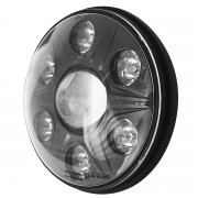 LTPZ-BHL7R-B 7” LED Headlight Phantom RHD - Low 1800 / High 3900 Lumens