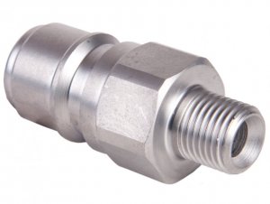 ARS350 Male Quick Release to 3/8" BSP Male - 350 Bar / 5076 Psi - Stainless Steel Coupler