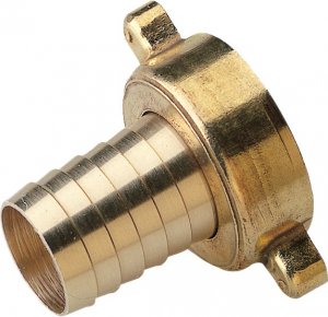 3/4" Threaded Hose Connector with a 19-20mm Hose Barb - Brass