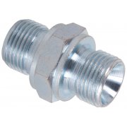 3/8" BSP Male to 3/8" BSP Male 380 Bar / 5500 Psi - Plated Steel Nipple