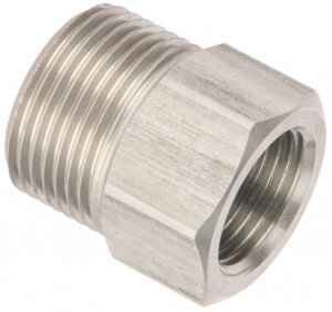 M22 Male to 3/8" BSP Female 500 Bar / 7250 Psi - Stainless Steel Coupler