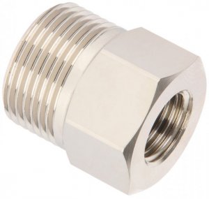 M22 Male to 1/4" BSP Female 275 Bar / 3990 Psi - Nickel Plated Brass Coupler