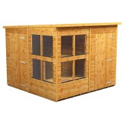 Power 8x8 Pent Combined Potting / Storage Shed