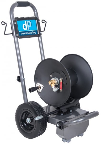 Trolley Mounted Hose Reel for use with Pressure Washers - Pressure