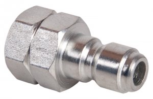 BE 1/4" Male QR to 1/4" Female - 275 Bar / 3990 Psi - Plated Steel Coupler