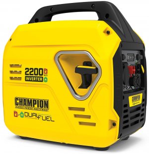 Champion 92001I-DF 2200W Duel Fuel (LPG / Petrol) Inverter Generator - Mighty Atom
