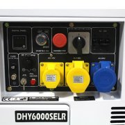Hyundai DHY8000SELR 5.8kW Silenced Long Run Back Up Diesel Generator