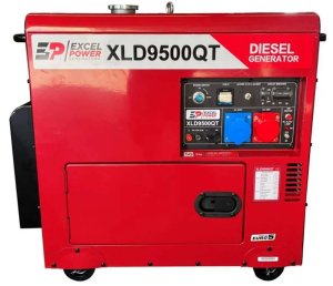 Excel Power XLD9500QT 6.5KW Three Phase 'Stage 5' Diesel Generator