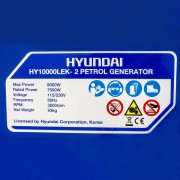 Hyundai HY10000LEK-2 8kW / 10.6kVA Electric Start Petrol Site Generator