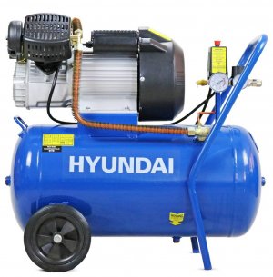 Hyundai HY3050V 3HP, 50 Litre V-Twin Direct Drive Air Compressor 14CFM