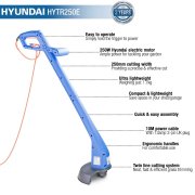 Hyundai HYTR250E 250W 25cm Corded Electric Grass Trimmer