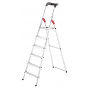 Hailo L60 Standardline 6 Step Aluminium Step Ladder with Utility Platform