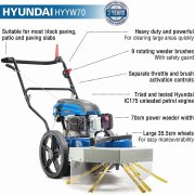 Hyundai HYYW70 Petrol Power Weeder on Wheels