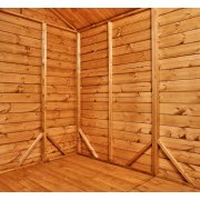 Power 18x4 Pent Combined Potting Shed with 4ft Storage Section