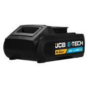 JCB 18V Cordless 4Ah E-Tech Li-Ion Battery - 21-40LI-C