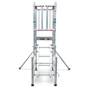 LytePod LP15 Podium Steps with Side Rails - up to 1.475m Platform Height