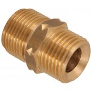M22 Male to 1/2" BSP Male - 250 Bar / 3625 Psi - Brass Coupler
