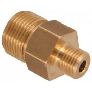 M22 Male to 1/4" BSP Male 250 Bar / 3625 Psi - Brass Adapter