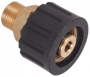 M22 Female to 3/8" BSP Male 250 Bar / 3625 Psi - Brass Adapter
