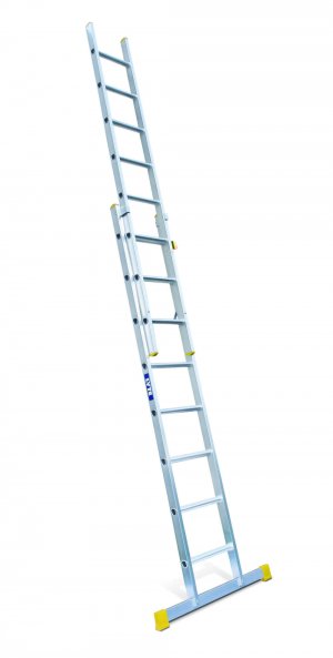 Lyte NELT225  Professional Trade 2 Section Extension Ladder 2×8 Rung