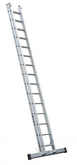 Lyte NGD240 Industrial EN131-2 Professional 2 Section Extension Ladder 2×15