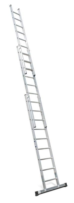 Lyte NGT325 Industrial EN131-2 Professional 3 Section Extension Ladder 3×9 Rung