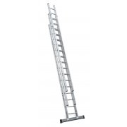 Lyte NGT340 Industrial EN131-2 Professional 3 Section Extension Ladder 3×15 Rung