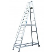 Lyte Industrial WS14 Warehouse Ladder - Side Rails - 14 Treads / Steps