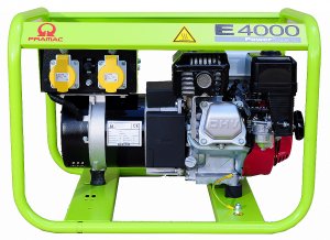 Pramac E4000 3.1kW / 3.4kVA Honda GX200 Recoil Start Petrol Generator 230v / 115V
