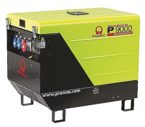Pramac P9000 Lombardini Diesel Powered Generator 10.6 Kva 8.5 kW 400/230V Low Noise Level