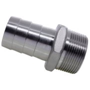 Stainless Steel Hose Barb - 1/2" BSP Male thread and 3/8" hose barb - stainless steel