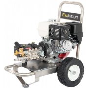 Evolution SS2T21200PHR 200 Bar 2900PSI 21LPM with Honda GX390 Petrol Engine Stainless Trolley