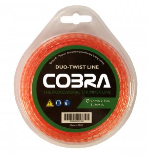 Cobra 2.4mm x 15m Duo-Twist Professional Strimmer Line
