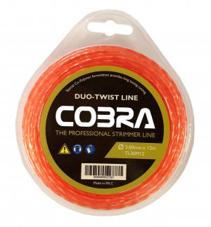 Cobra 3.0mm x 12m Duo-Twist Professional Strimmer Line