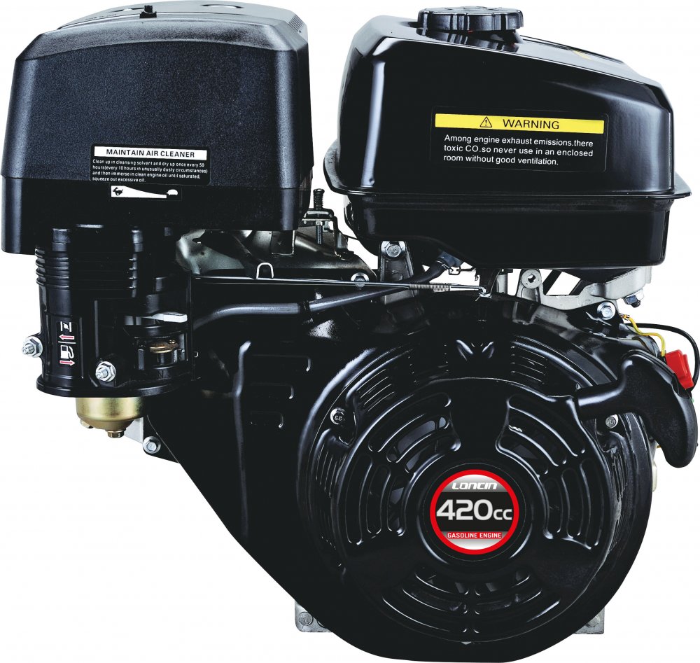 Loncin G420F-EPS 420cc 12HP Electric Start Petrol Engine with 1 ...