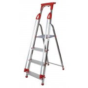 Abbey 4 Step Aluminium Safety Platform Step Ladder