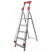 Abbey 5 Step Aluminium Safety Platform Step Ladder